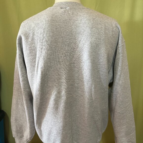 Vintage Screen Stars AFRC Chiemsee Bavaria Germany Men's Gray Sweater Large Cott - Picture 4 of 4